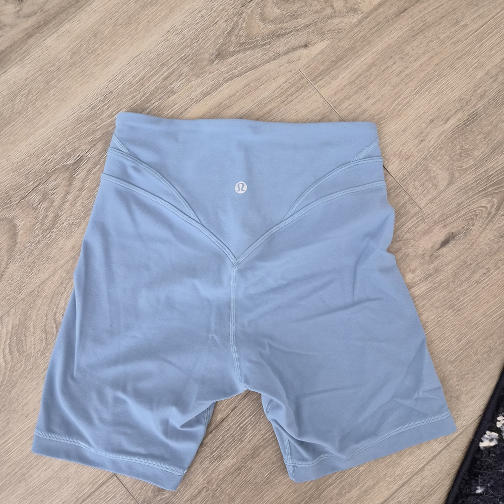 Lululemon Athletica Light Blue Bike Shorts